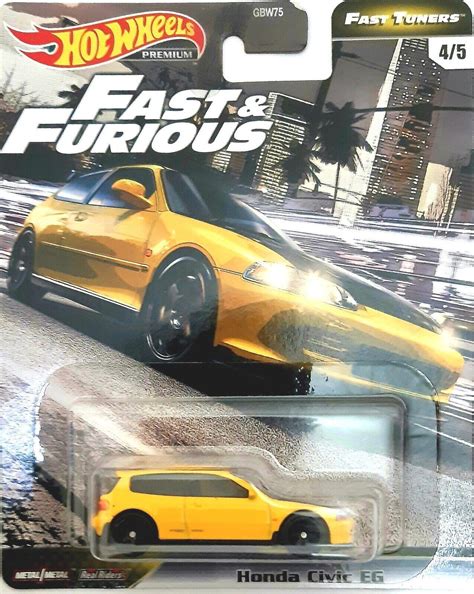 Hot Wheels Premium Fast Furious Honda Civic Eg Benimkoleksiyonum