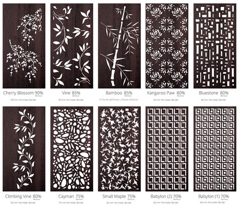 decorative screens qaq decorative privacy screens panels