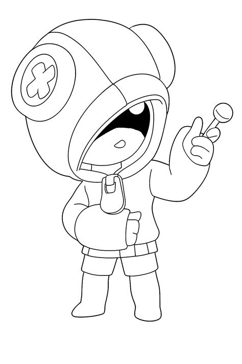 Desenhos Do Brawl Stars Fácil - 12 Desenhos de Brawl Stars para colorir