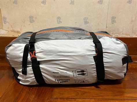 Decathlon Forclaz Tent Trek 500 Fresh& Black 2人營（送footprint）, 運動產品, 行山及 ...