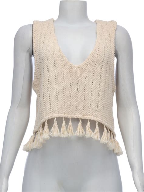 TRÊS Blusa Nude Tricot TROC
