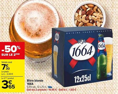Promo Bière Blonde chez Carrefour Market iCatalogue fr
