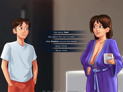 Summertime Saga Hot Milf And A Guy Doing Naughty Thins In The House Fapcat