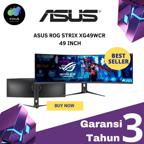 Jual Asus Rog Strix Xg Wcr Super Ultra Wide Gaming Monitor Double