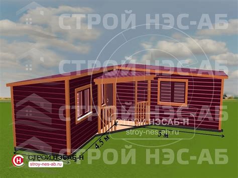 Бытовка дачная деревянная-053 размер 7,3х7,0 (угловая) - купить в ...