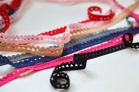 Ricrac Edge Lingerie Elastic 15mm Wide Dot To Dot Studio