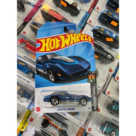 Hot Wheels Corvette Stingray Blue Shopee Malaysia