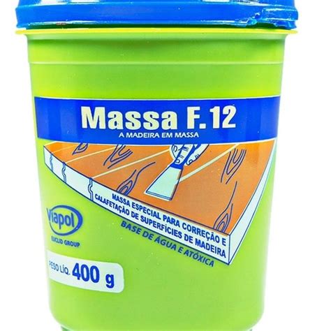 Massa F12 Castanho 400g Viapol Leroy Merlin