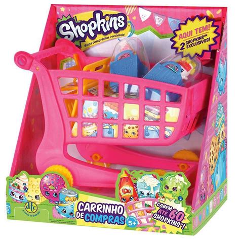 Shopkins Carrinho E Compras Rosa Supermercado Dtc Mercadinho