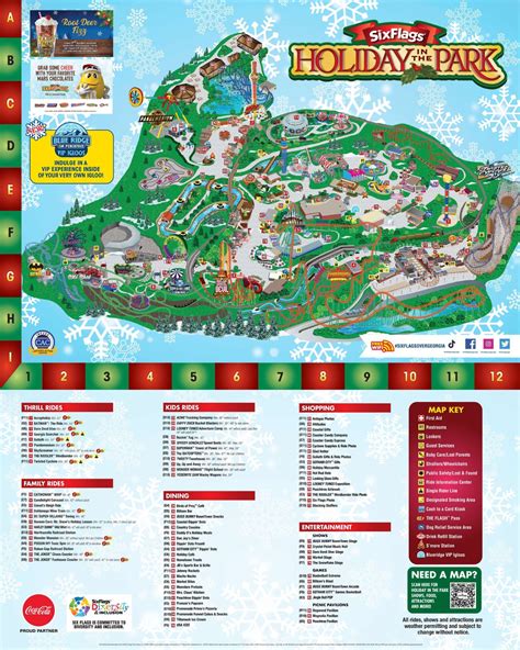 Maps | Six Flags Over Georgia