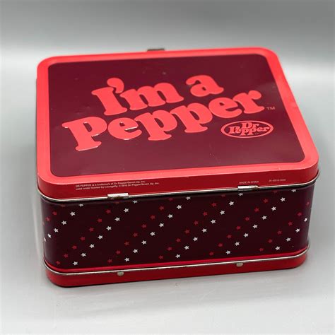 Dr Pepper Tin Lunchbox Ocean Springs Mercantile