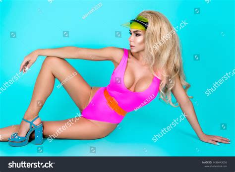 Bikini Fashion Beautiful Sexy Model Colorful Stock Photo 1436643056 Shutterstock