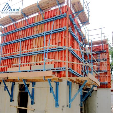 Online Technical Support Zulin Tie Rod Concrete Column Steel Formwork