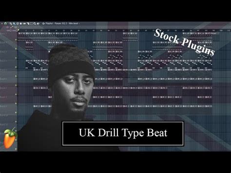 How To Make A UK Drill Beat Using STOCK PLUGINS UK Drill Beat