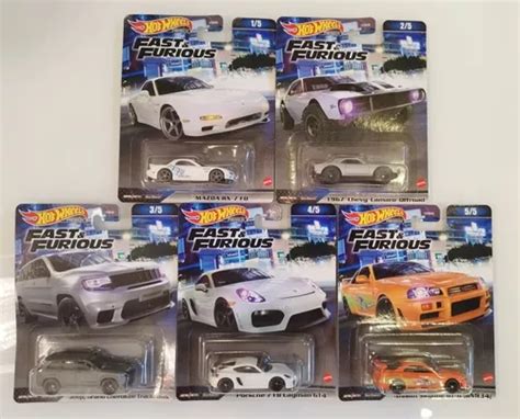 Hot Wheels Premium Set Velozes E Furiosos Porsche Skyline Frete Gr Tis