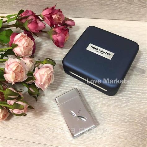 Зажигалка газовая "TIGER" в фирменной упаковке в подарок курильщику (ID ...