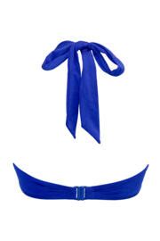 Samoa Boost Push Up Padded Underwired Bikini Top In Ultramarine Pour Moi