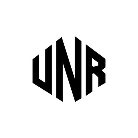 unr letter logo design  polygon shape unr polygon  cube shape