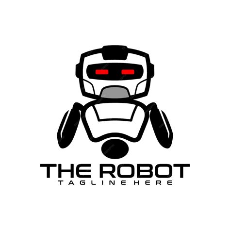 premium vector robot logo