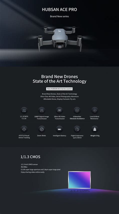 Hubsan ACE PRO: Calidad en todos los sentidos - Novodrone
