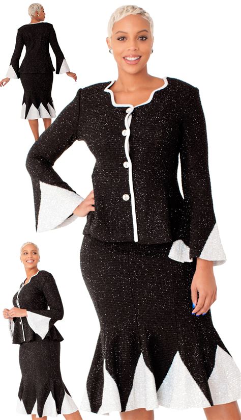 Liorah Knit Skirt Church Suit