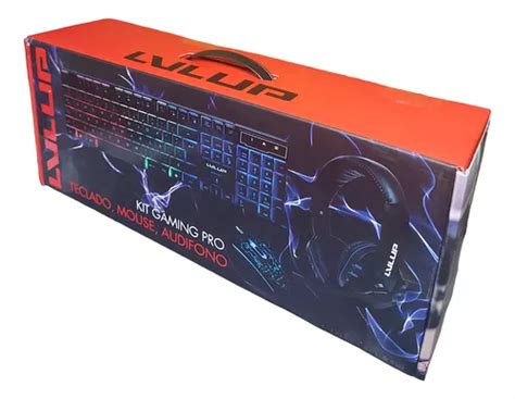 Kit Gamer Rgb Level Up Aud Fonos Mouse Teclado Pro Mercadolibre