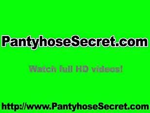 Amateur Couple Having Wicked Nylon Pantyhose Sex