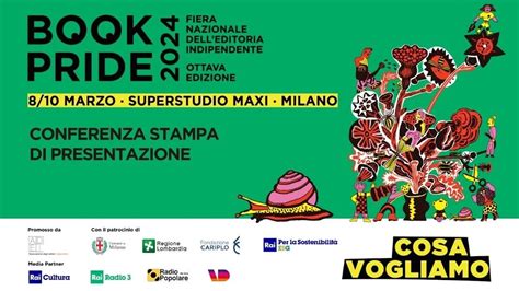 Conferenza Stampa Di Book Pride Youtube