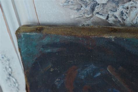 Sitting Female Nude Oil Painting Large Unsigned Around 1900 Etsy