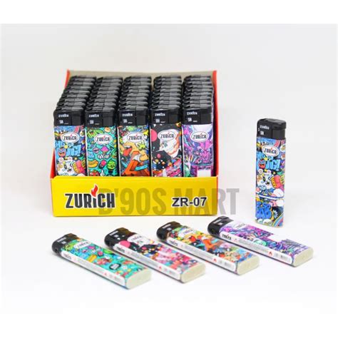 Jual Korek Api Gas Zurich Magnet Edition Isi Pcs Shopee Indonesia