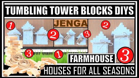 🌳grab Your Tumbling Tower Blocks🌳 Ii New Farmhouse Decor Houses Ii 🌿