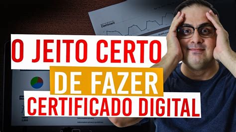 Como Fazer O Certificado Digital Sandrival Matos Youtube