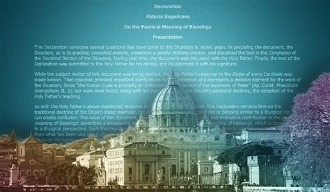 Explainer Did Pope Francis Document On Same Sex Blessings Actually Say Anything