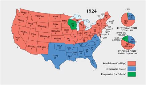 US Election of 1920 Map - GIS Geography