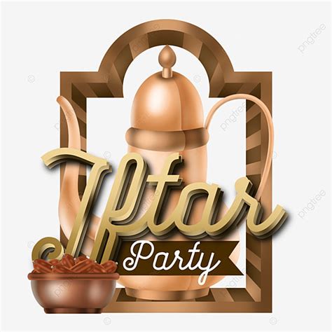 Iftar Ramadan Party White Transparent Ramadan Iftar Party Premium