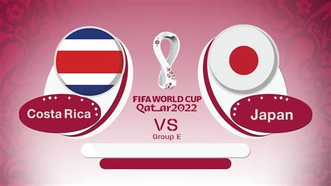 Japan Vs Costa Rica Fifa World Cup 2022 Qatar Groep E Premium Foto