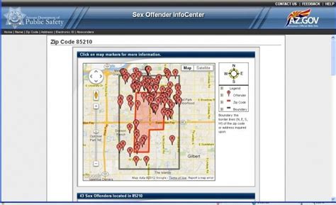 Map Shows Where Sex Offenders Live In Arizona Neighborhoods Public Safety Eastvalleytribune