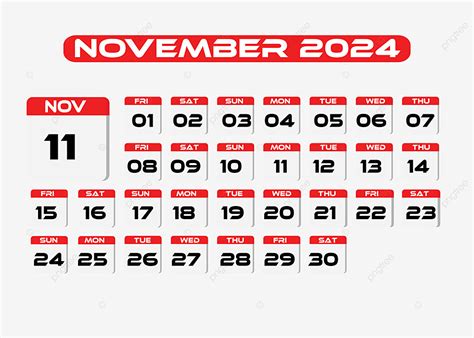 November 2024 Calendar Minimalist Vector File Background, November 2024 ...