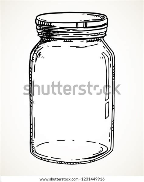 Mason Jar Drawings Over Royalty Free Licensable Stock