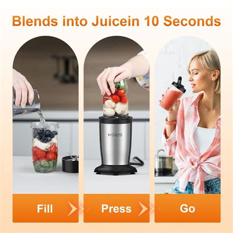 Personal Blender W Kitchen Koios Blender Shakes Smoothies Seasonings