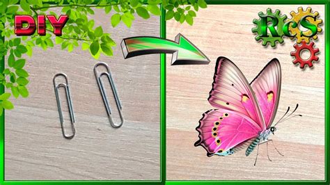 Летающая бабочка из бумаги. Как сделать простую самодельную игрушку ...