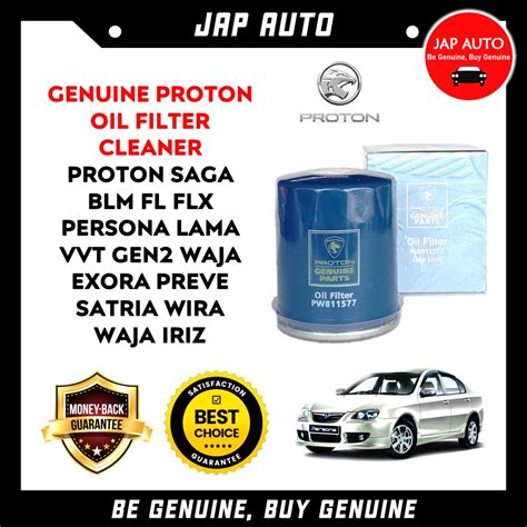 Pw Proton Genuine Oil Filter Biru Saga Blm Fl Flx Persona Lama