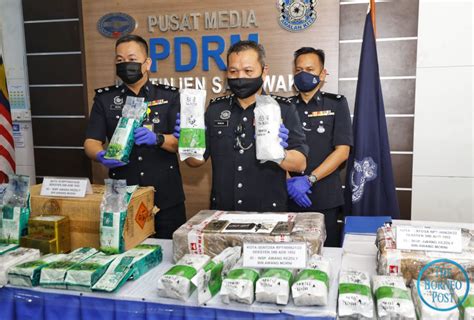 Sarawak Cops Seize Drugs Worth Rm1 2 Mln Jobless Man Arrested Video