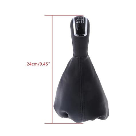 6 скоростей автомобиля рычаг переключения передач Ручка гетры загрузки ...