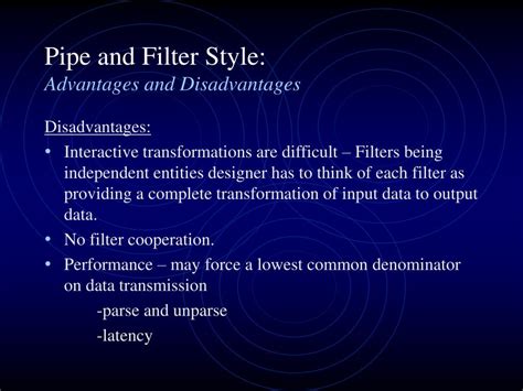 PPT - Software Architecture – Pipe and Filter Model PowerPoint ...