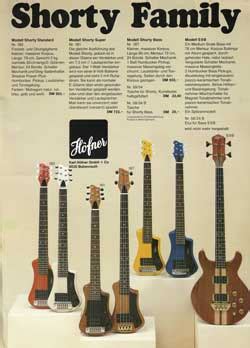 The Hofner Guitar Catalogues Part 2 1973 To 1990