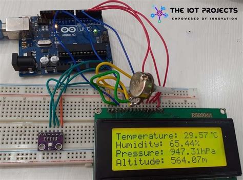 Weather Station Using Arduino And Bme280 Barometric Pressure Sensor