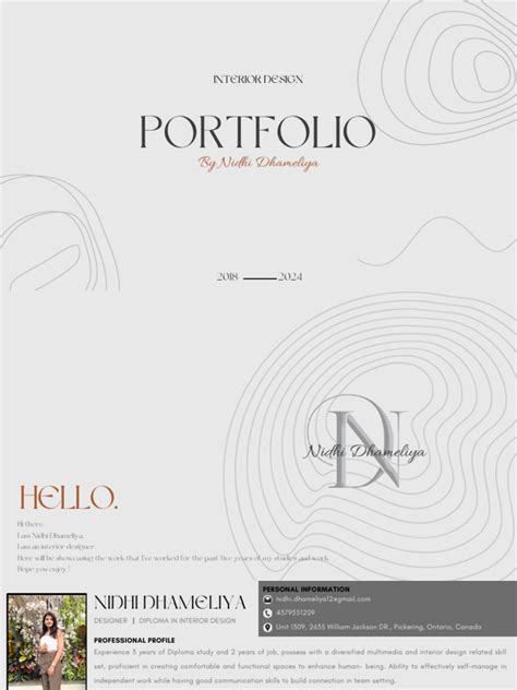 Nidhi Dhameliya - Interior Design Portfolio | Download Free PDF ...