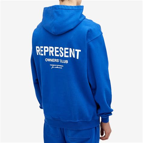 Represent Owners Club Hoodie Cobalt Blue End Gb