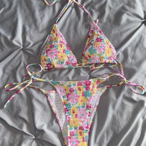 Never Worn Bikini Set Bikiniset Depop